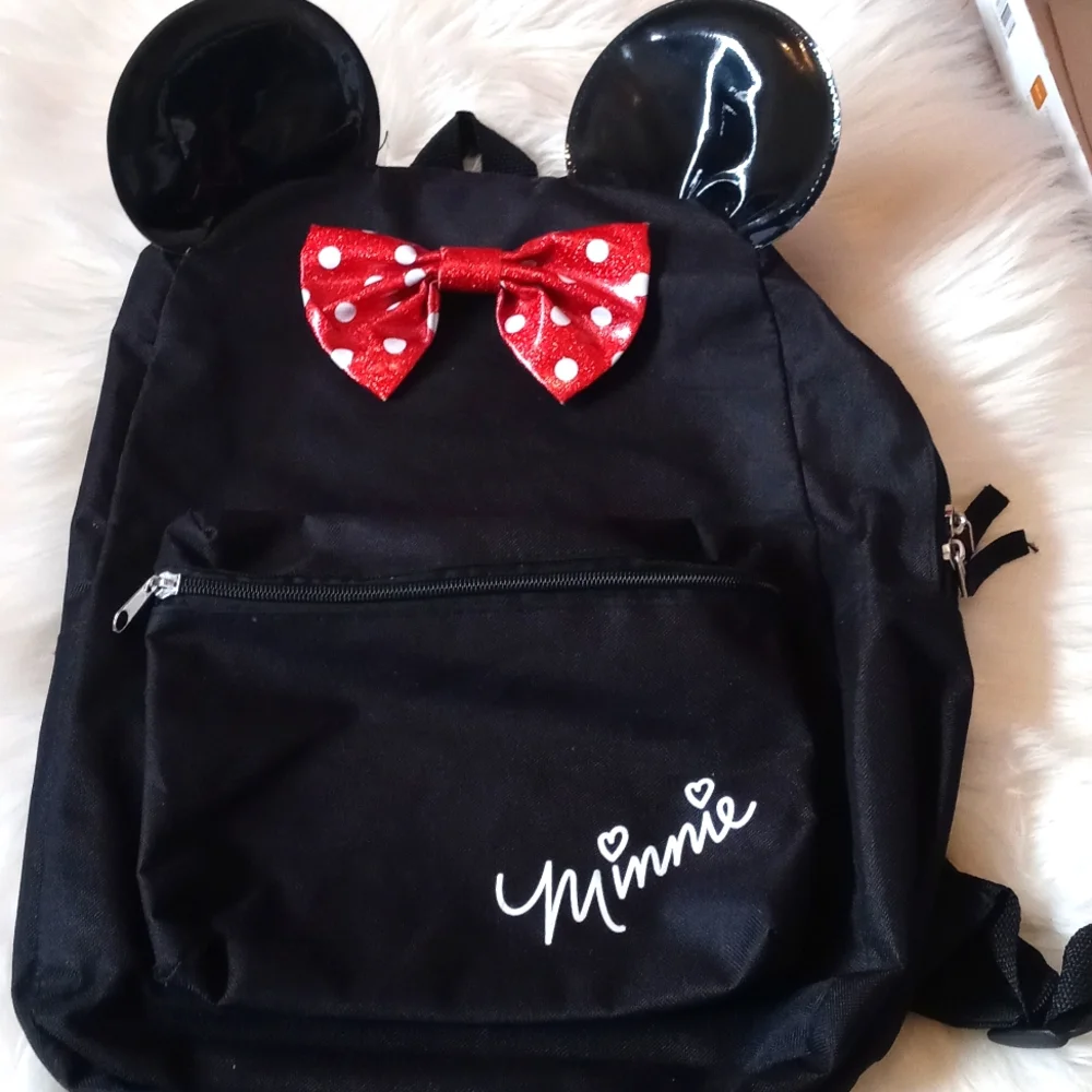 DISNEY MINNIE MOUSE BACKPACK - Picture 1 of 8